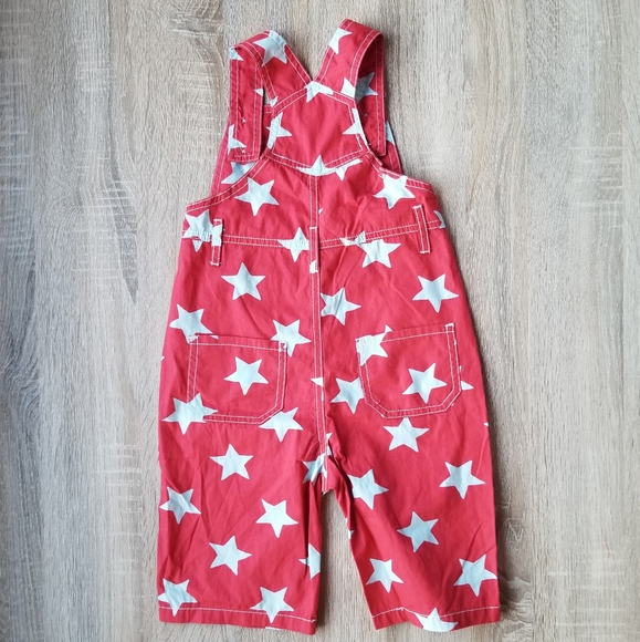 2012 nwot/ln Mini Boden 2-3 years red lightweight shortalls - Picture 8 of 9